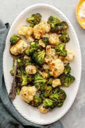 Broccoli and roasted cauliflower improvementsfitness